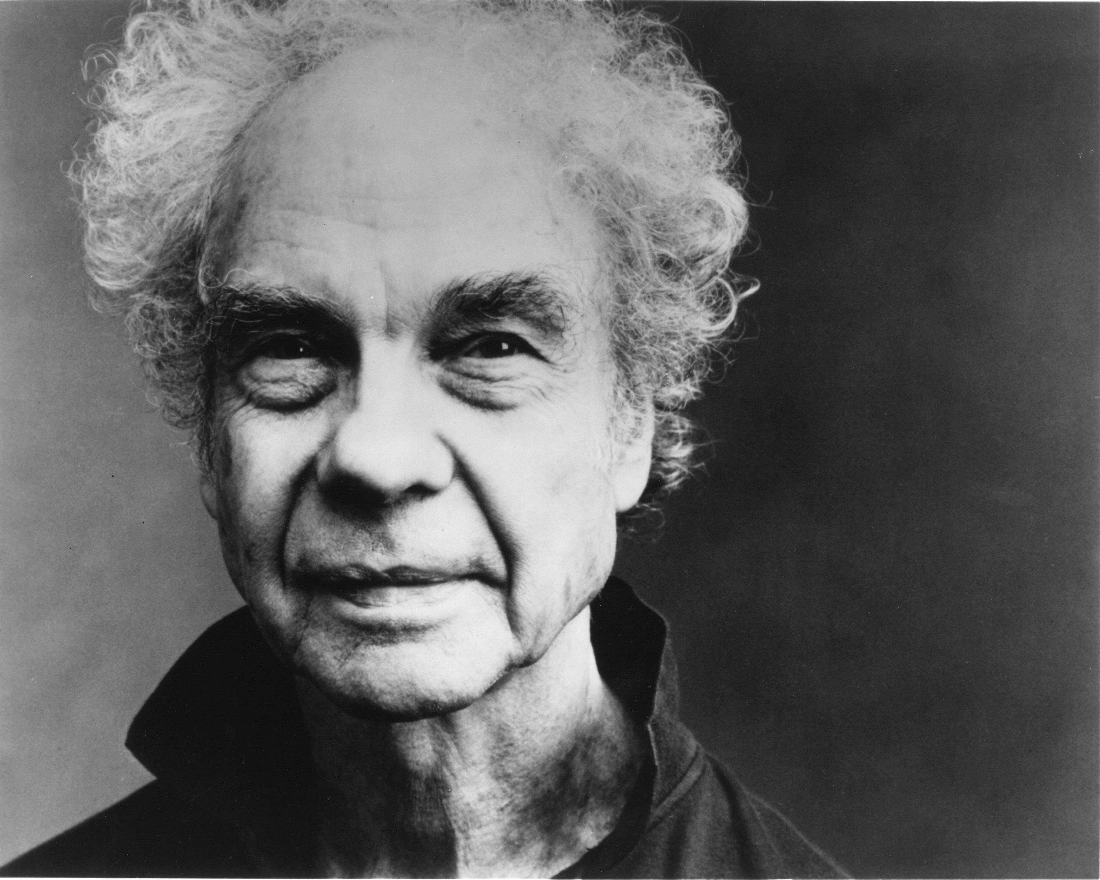 A portrait of Merce Cunningham later in his life.