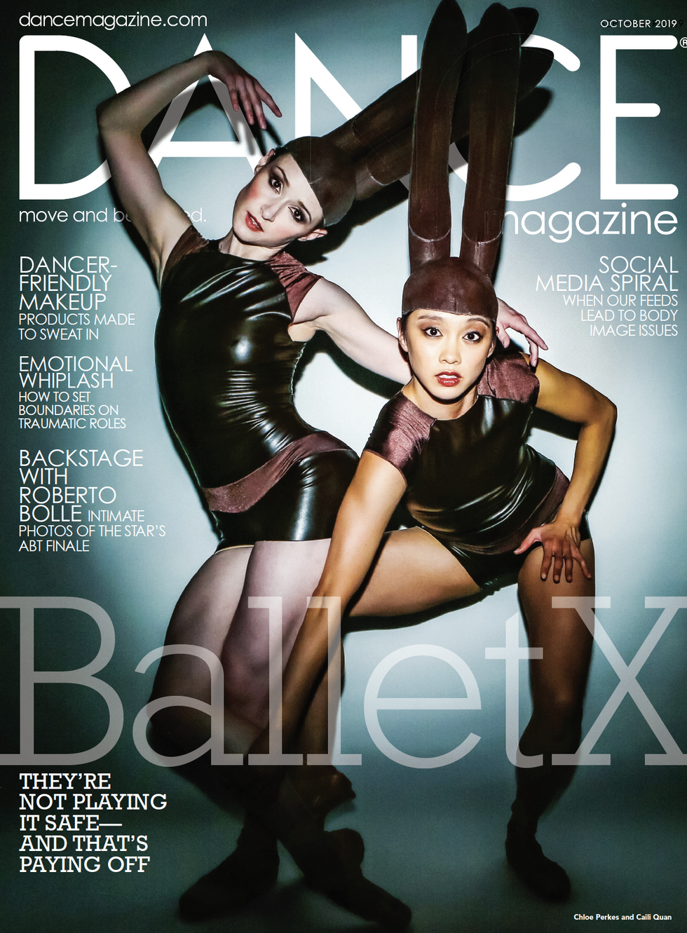 Cover image of two dancers in bunny ears