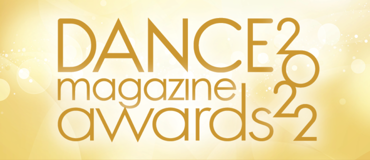 Dance Magazine Awards 2022 is written in gold